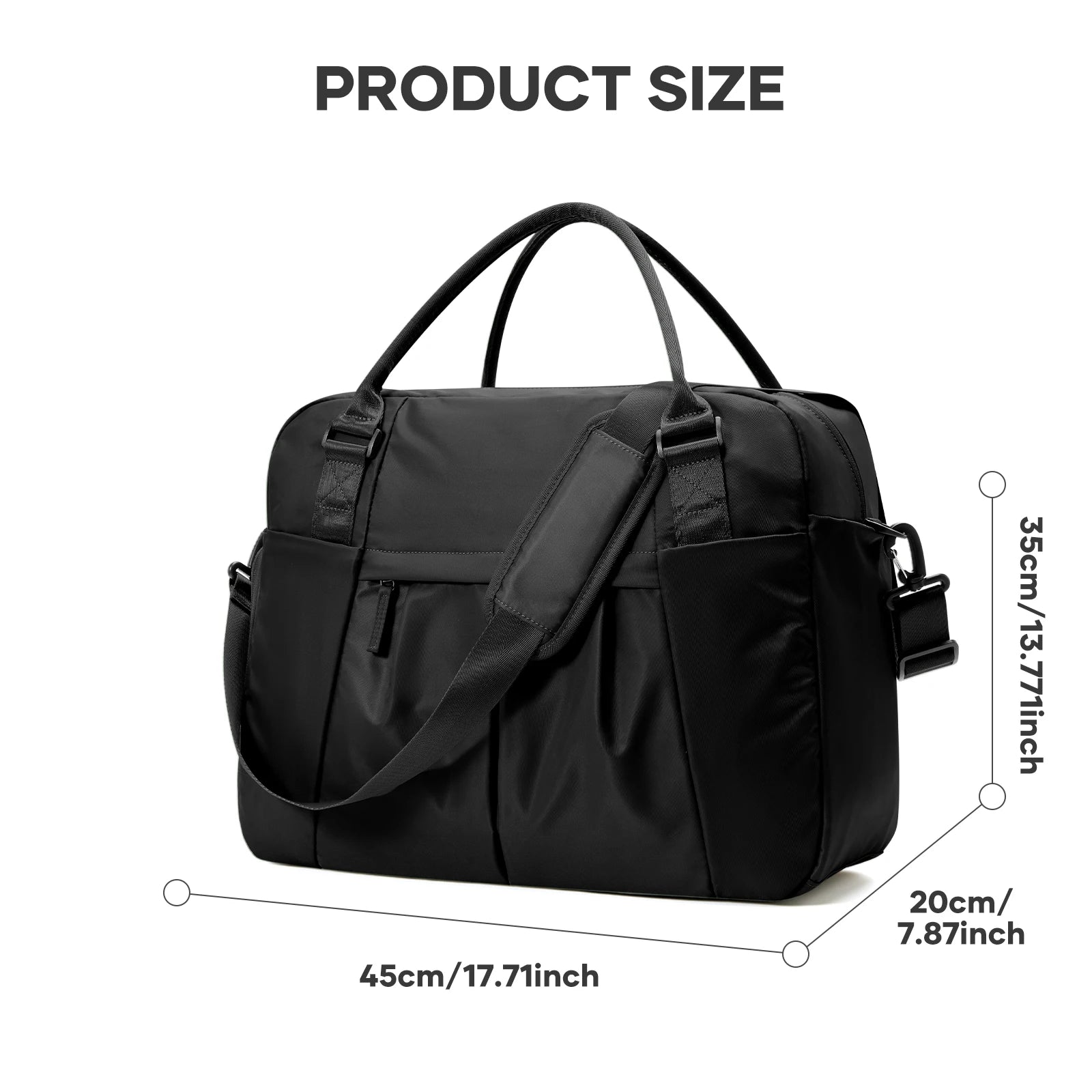 Gym Travel Bags for Women Men, Hand Luggage Travel Handbags 40x20x25 Ryanair Bag, Waterproof Shoulder Bag Exercise Fitness Bag