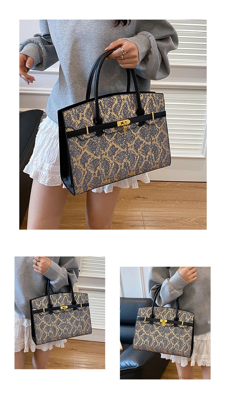 Vintage Opulent Heritage Women Shoulder Bag Luxury Leather Crossbody Bag High End Tote