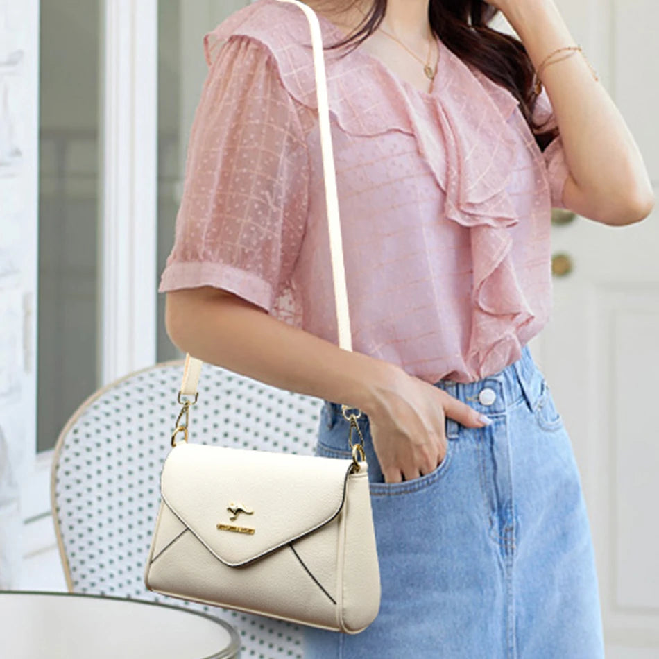 Luxury Designer Ladies Handbags High Quality Leather Shoulder Bags for Women 2024 Female Crossbody Bag Purses and Handbags Sac