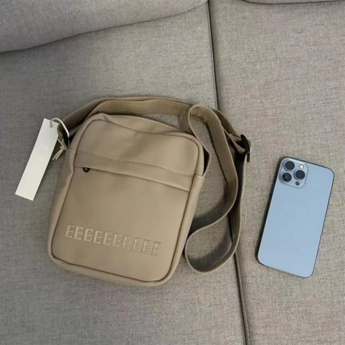 Luxury Design 3D Letters Crossbody Messenger Small Bag Unisex Belt Bag Versatile Travel Waterproof Purse Zipper Shoulder Bag