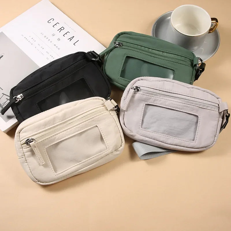 New Multi-Functional Waist Bag with Wrist Strap Handheld Diagonal Crossbody Outdoor Sports Polyester Waterproof Chest Bag