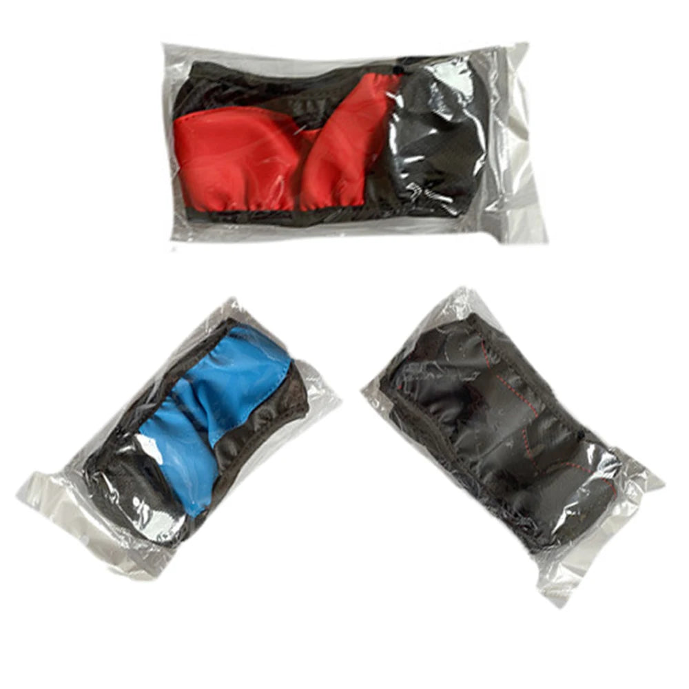Car Steering Wheel Cover Breathable Anti Slip PU Leather Steering Covers Suitable 37-38.5cm Auto Decoration Carbon Fiber