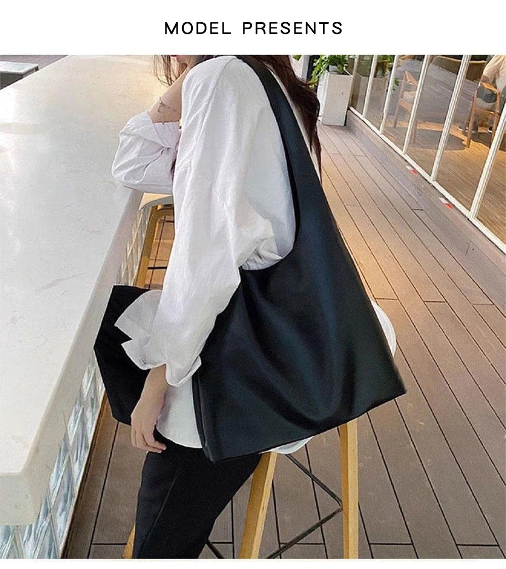 Luxury Shoulder Bag For Women Girls Totes Bags Fashion Commuting Large Capacity Soft Leather Underarm Shoulder Bag Handbag Women