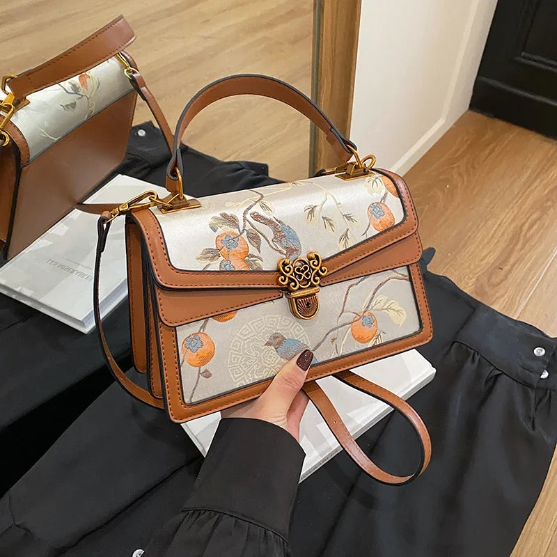 Luxury Handbags Famous Brand Women Bags Designer Lady Small Printing Crossbody Bags Pu Leather Women Shoulder Handbags