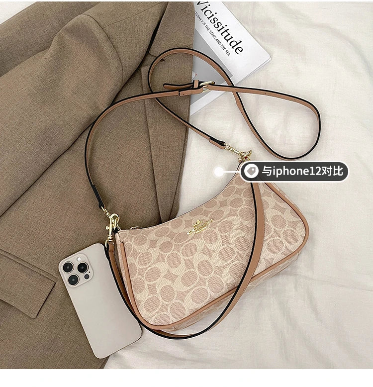 Luxury Statement Piece Women Handbag Elegant Leather Tote High End Crossbody Bag Vintage Shoulder Designer