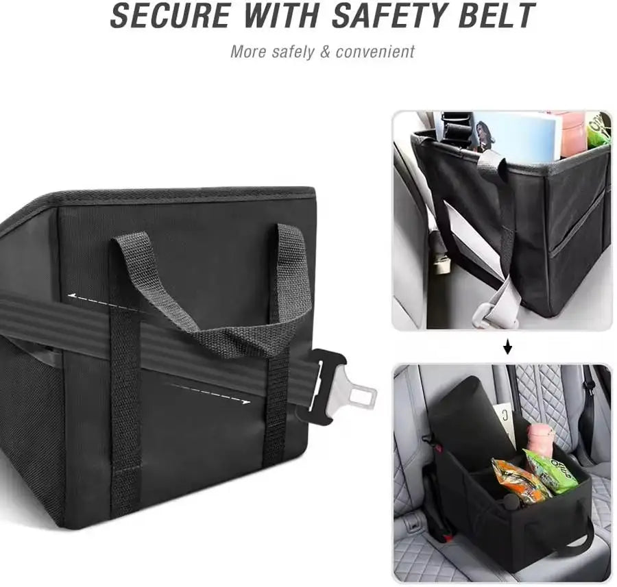 Car Seat Organizer, Foldable Car Storage Organizer Rear Seat Large Storage Bag  For Car SUV Truck Truck Travel Accessories