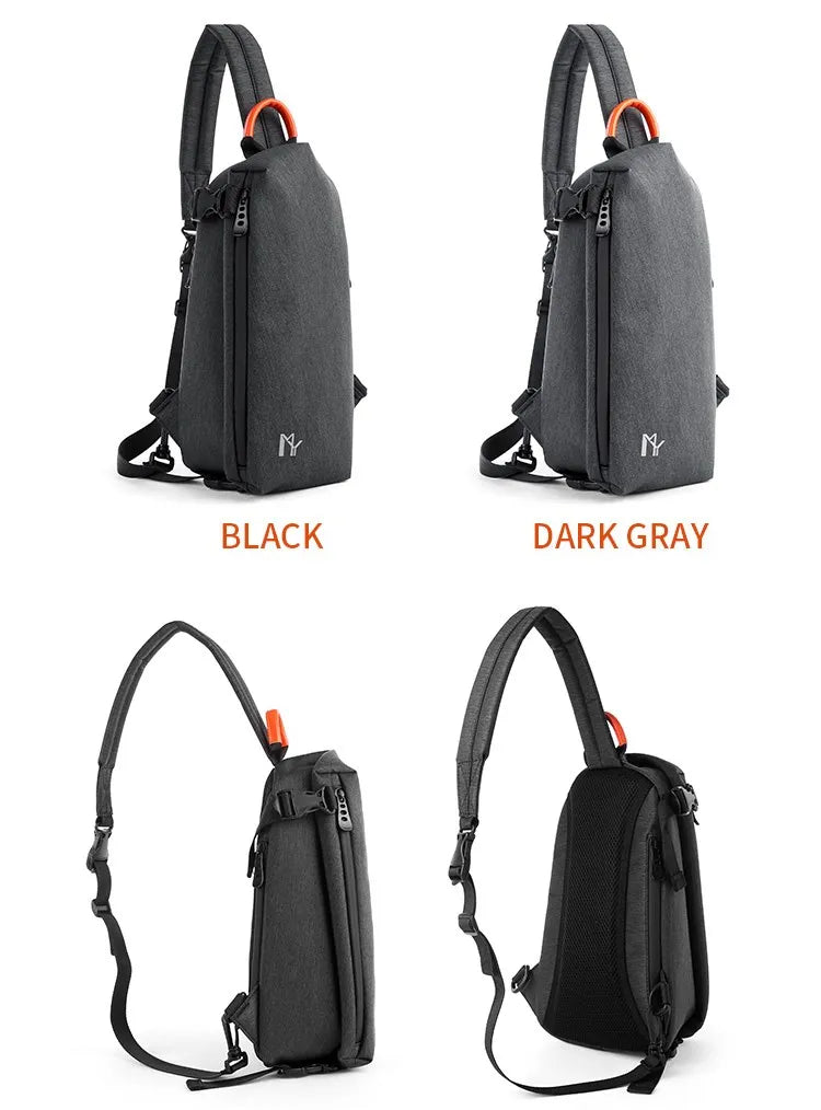 Multifunction Sling Bag Chest Bags for Men Fashion Casual Shoulder Anti Theft Male Single Shoulder Durable Mini Travel Pouch