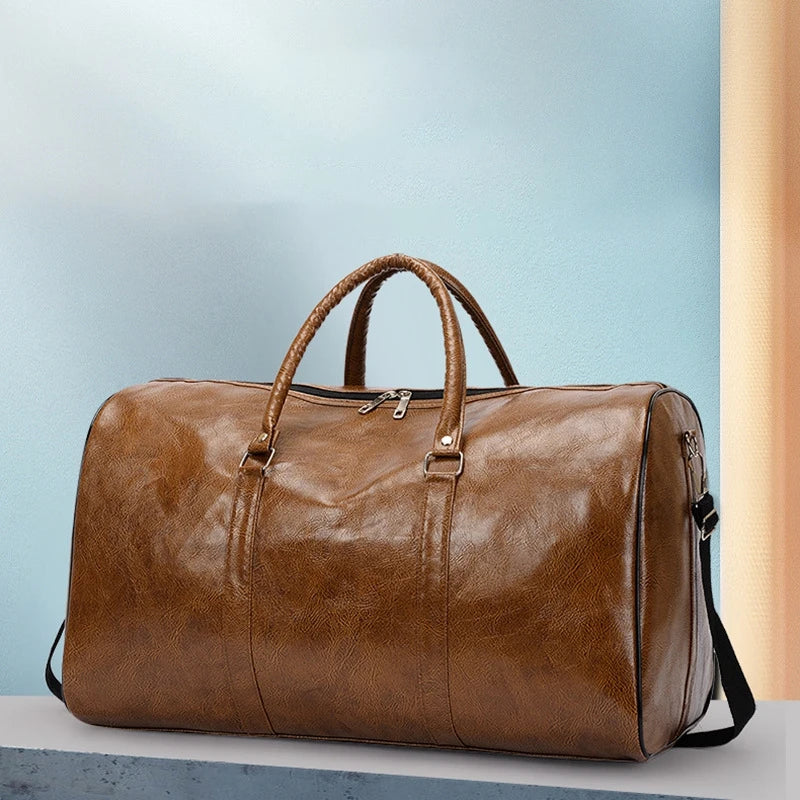 Gym Fitness Bags for Man Leather Travel Duffle Luggage Waterproof Shoulder Swimming Outdoors Boston Sports Female Bags Handbag