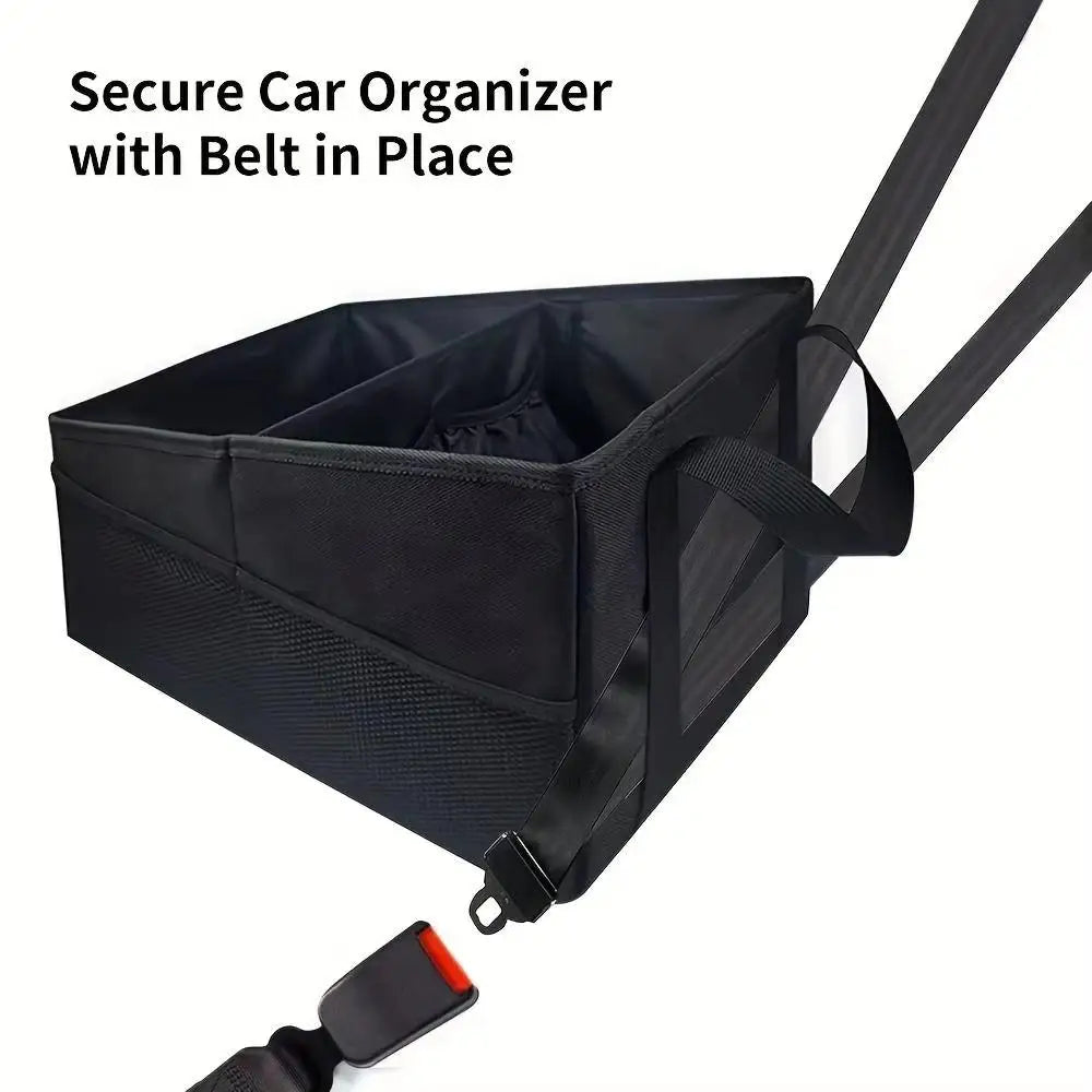 Car Seat Organizer, Foldable Car Storage Organizer Rear Seat Large Storage Bag  For Car SUV Truck Truck Travel Accessories