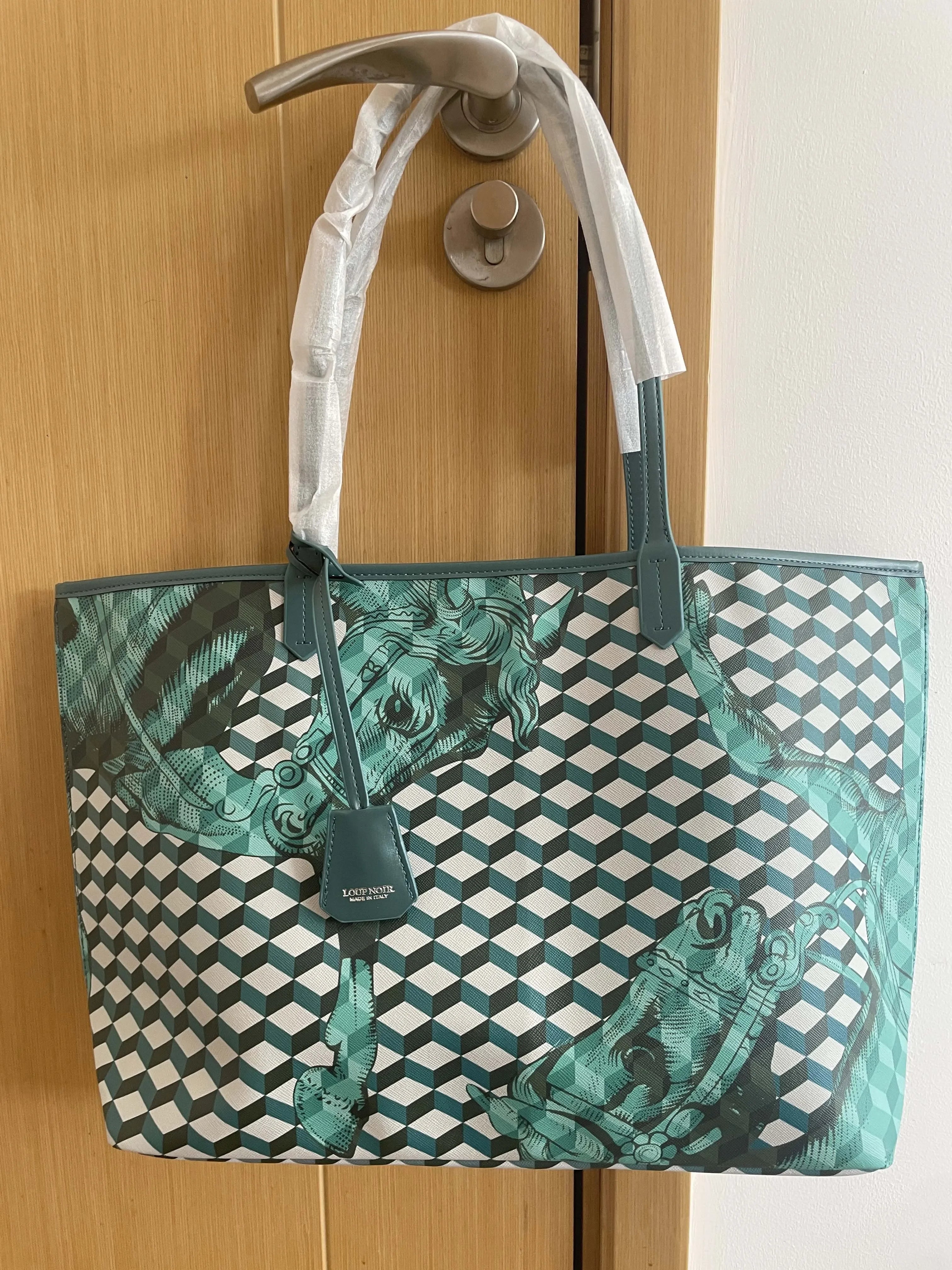 NEW LOUP NOIR Tote Bag for Women Shoulder Women Bags High Quality Famous Brands Bag Casual Totes Large Capacity Horse Noir Bag