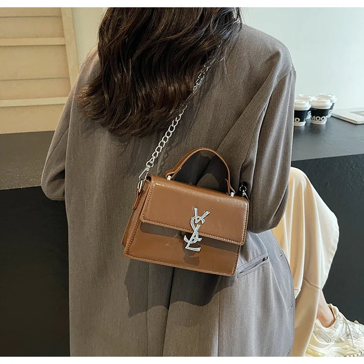 Designer style bag - 2025 hit product - Retro high-end evening bag Classic and versatile chain strap crossbody small square bag
