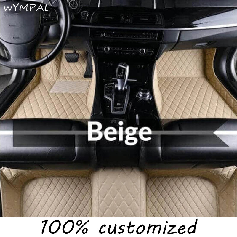Custom Car Floor Mat for Audi A6 C7 Sedan sportback Allroad Avant 2007 2008 2009 2010 2012 2013 2014 2015 2016 2017 2018 styling