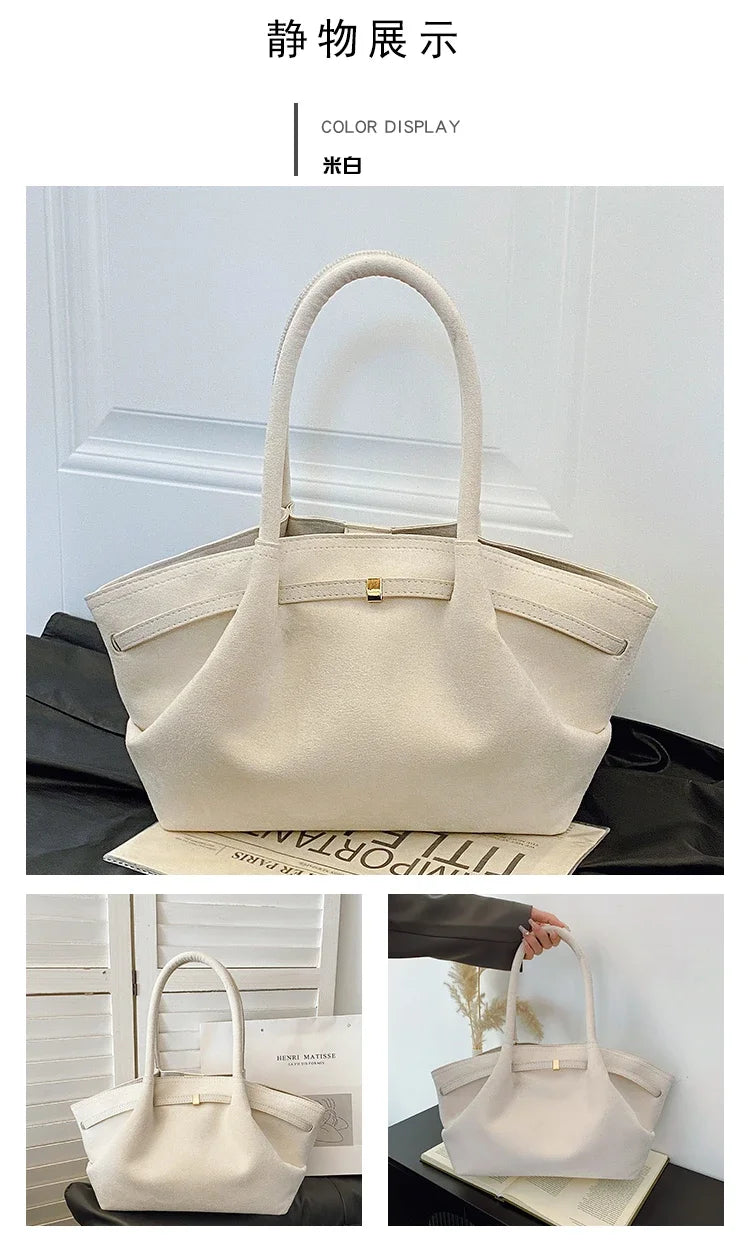 Fashion Large Capacity Tote Bag 2025 New Concise Versatile High Quality Women's Shoulder Bags Trend Commute Underarm Women's Bag