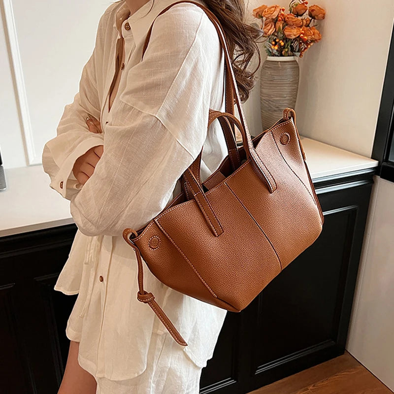 Luxury Design Handbag Tote for Women Fashion Casual Shopping Bag Chic Purse Top Handle Bag Elegant Shoulder Bags