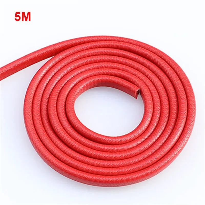 Car Door Protector Edge  With Steel CarstylingScratch Strip Guard Trim Automobile Door Noise reduction Anti Collision Protection