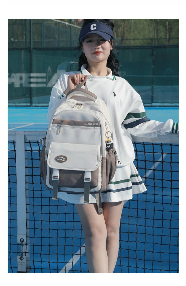 Backpack Children School Bag Back Pack For Boy Girl Kid Child Teenager Class Schoolbag Primary High Bookbag Female Women Teens