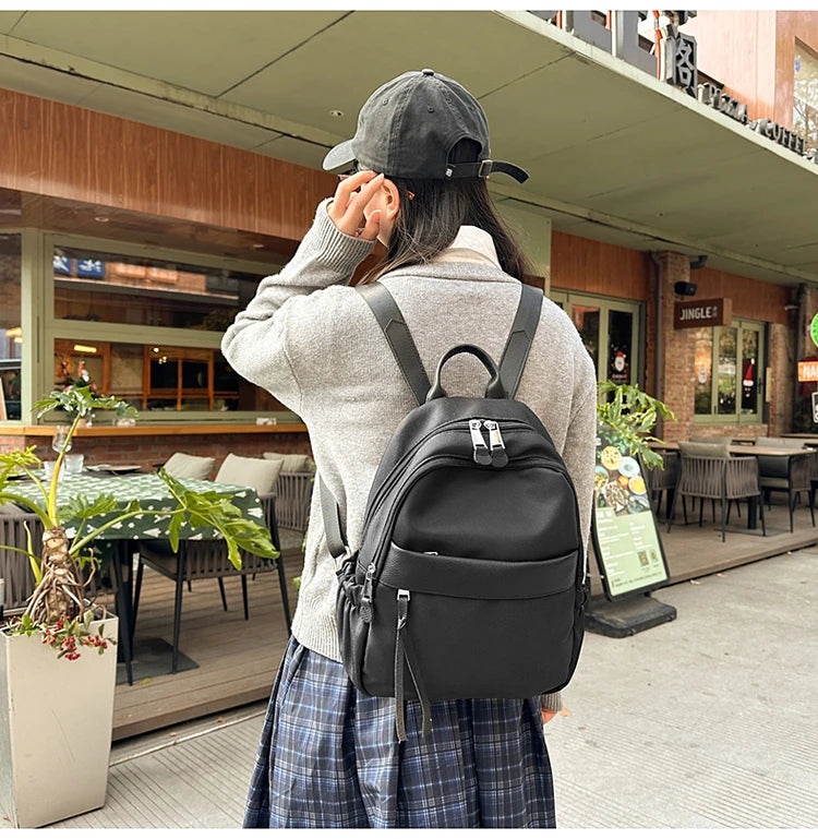 Luxury Brand Lady Fashion Backpacks High Quality Large Capacity Shoulder bags Waterproof Multi Functional Women's Handbags