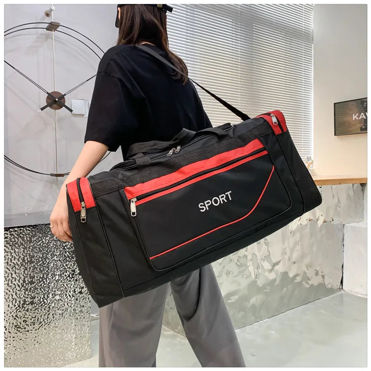 Travel Duffel Bag Carry on Luggage Bag Men Tote Large Capacity Weekender Gym Bags Sport Holdall Overnight Bag Pouches
