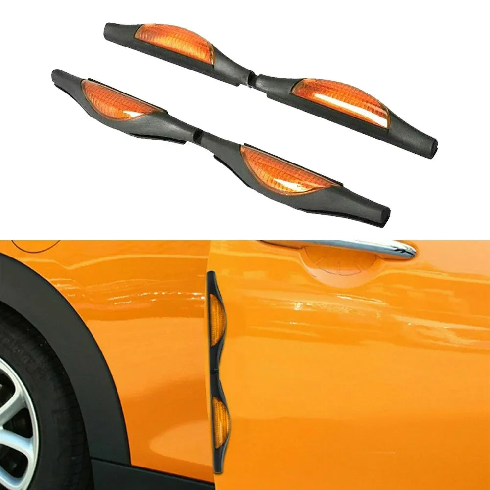 Protect Edges Car Door Protectors Guards Prevent Door Protection Strip High Quality Orange Reflector Door Parts Useful