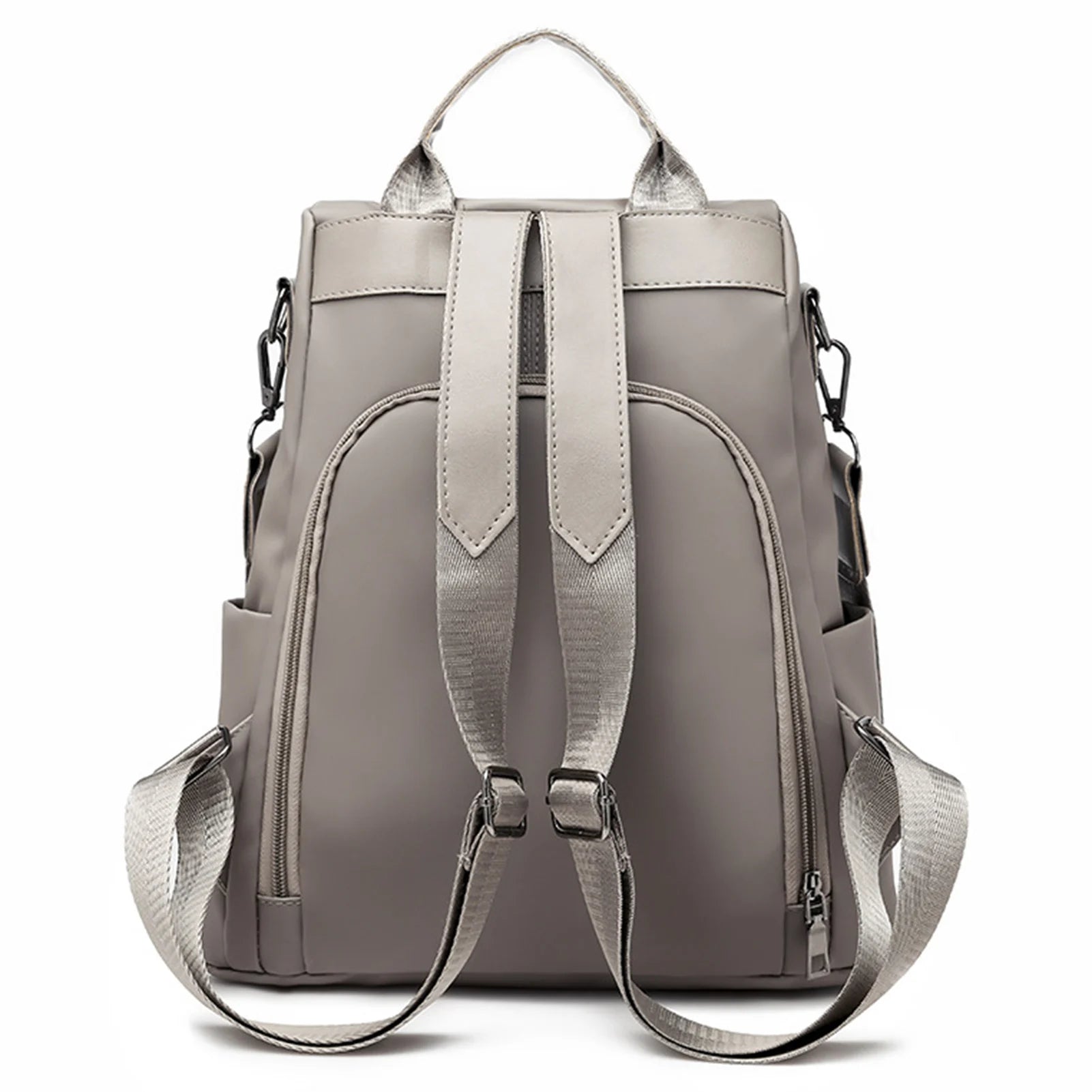 Luxury Women Backpack Casual Black/Khaki/Rose Red School Bag for Girls Detachable Strap Travel Shoulder Bag Mochila Rucksack