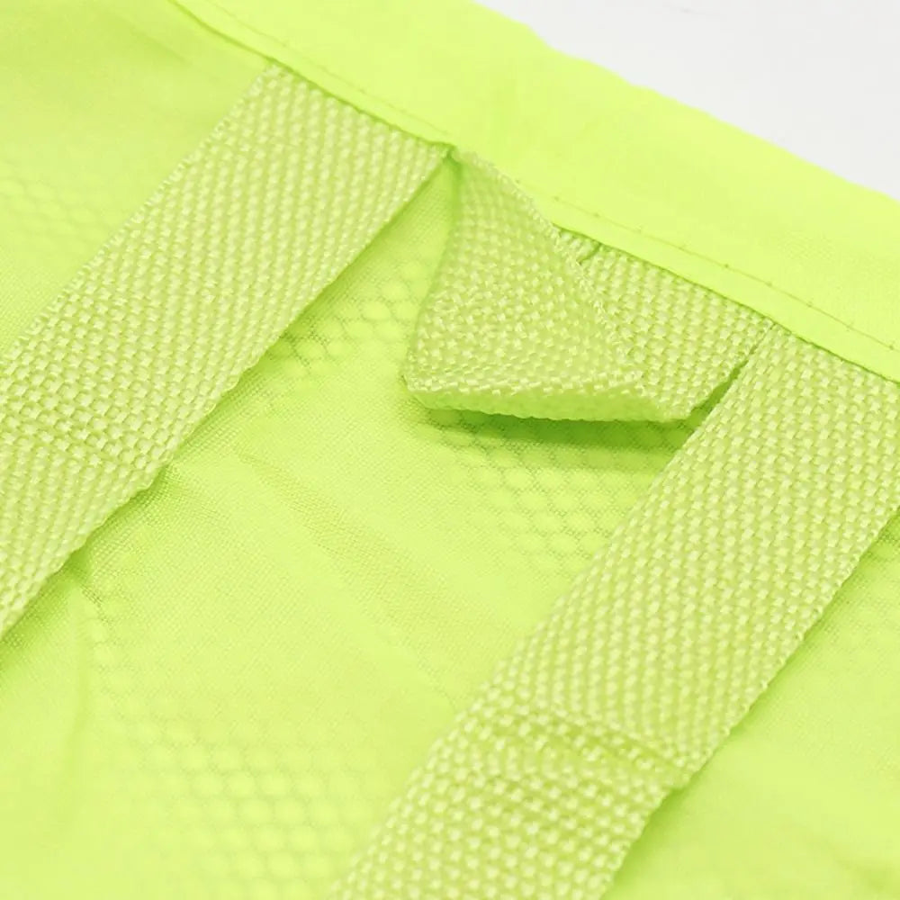 Waterproof Bags Large Capacity Beach Bag Foldable Portable Mesh Storage Bag Breathable Adjustable Clasp Swimming Backpack Travel