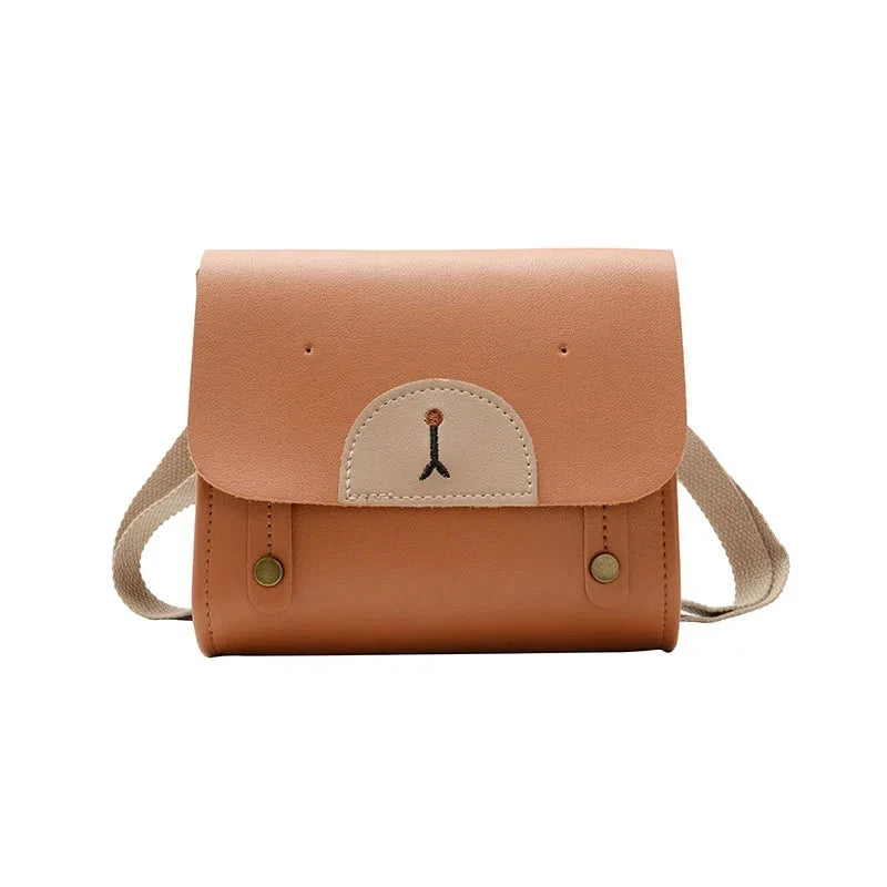 Bear Baby Backpack Bag PU Leather Infant Kindergarten Kids School Bags for Girls Boys Children Shoulder Bag 2-8Y Small Size