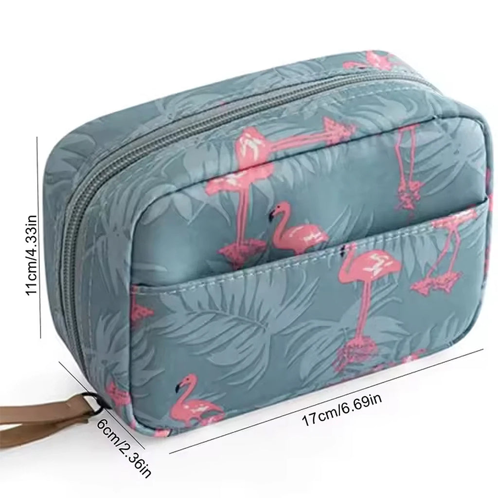Fashion Mini Cosmetic Bag Women Flamingo Makeup Bags Travel Organizer Toiletry Kits Portable Makeup Bags Beautician