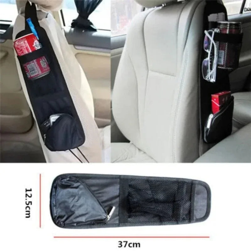 Car Seat Organizer Auto Seat Side Storage Hanging Bag Multi-Pocket Drink Holder Mesh Pocket Car Styling Organizer Phone Holder