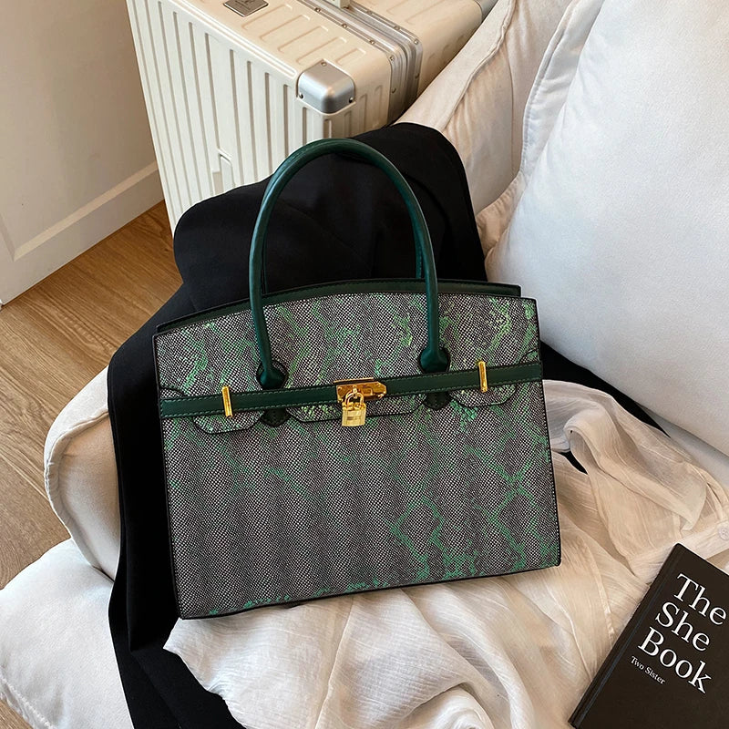 Vintage Opulent Heritage Women Shoulder Bag Luxury Leather Crossbody Bag High End Tote