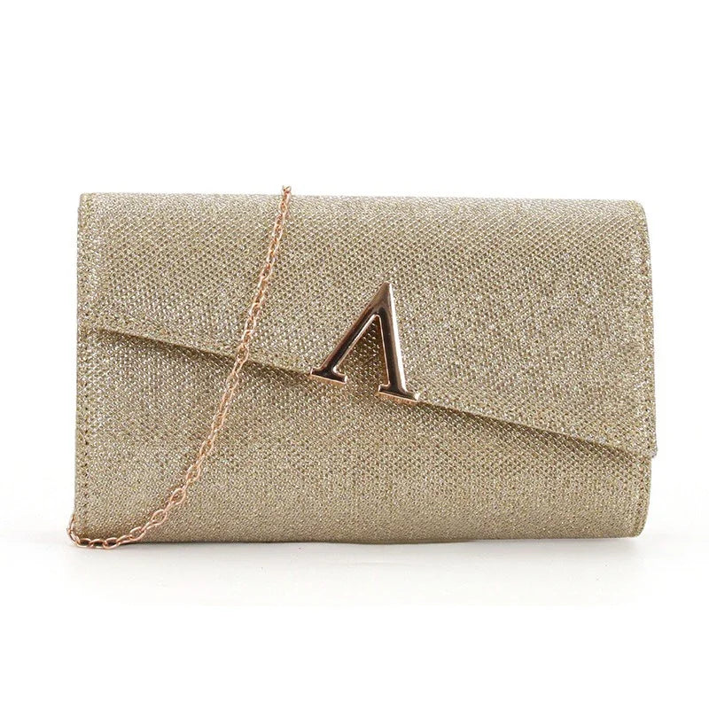 Luxury Designer Evening Bags for Women Glitter Handbag Elegant Party Bag with Chain Strap Women's Handbags Sequin Clutch Wallets