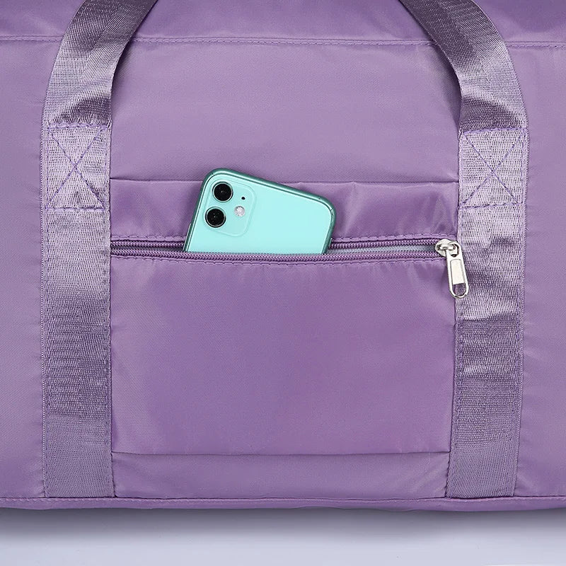 Travel Bag Large Capacity Weekender Overnight Carry On Duffle Bags with Shoe Compartment Sports Fitness Gym Bags for Women