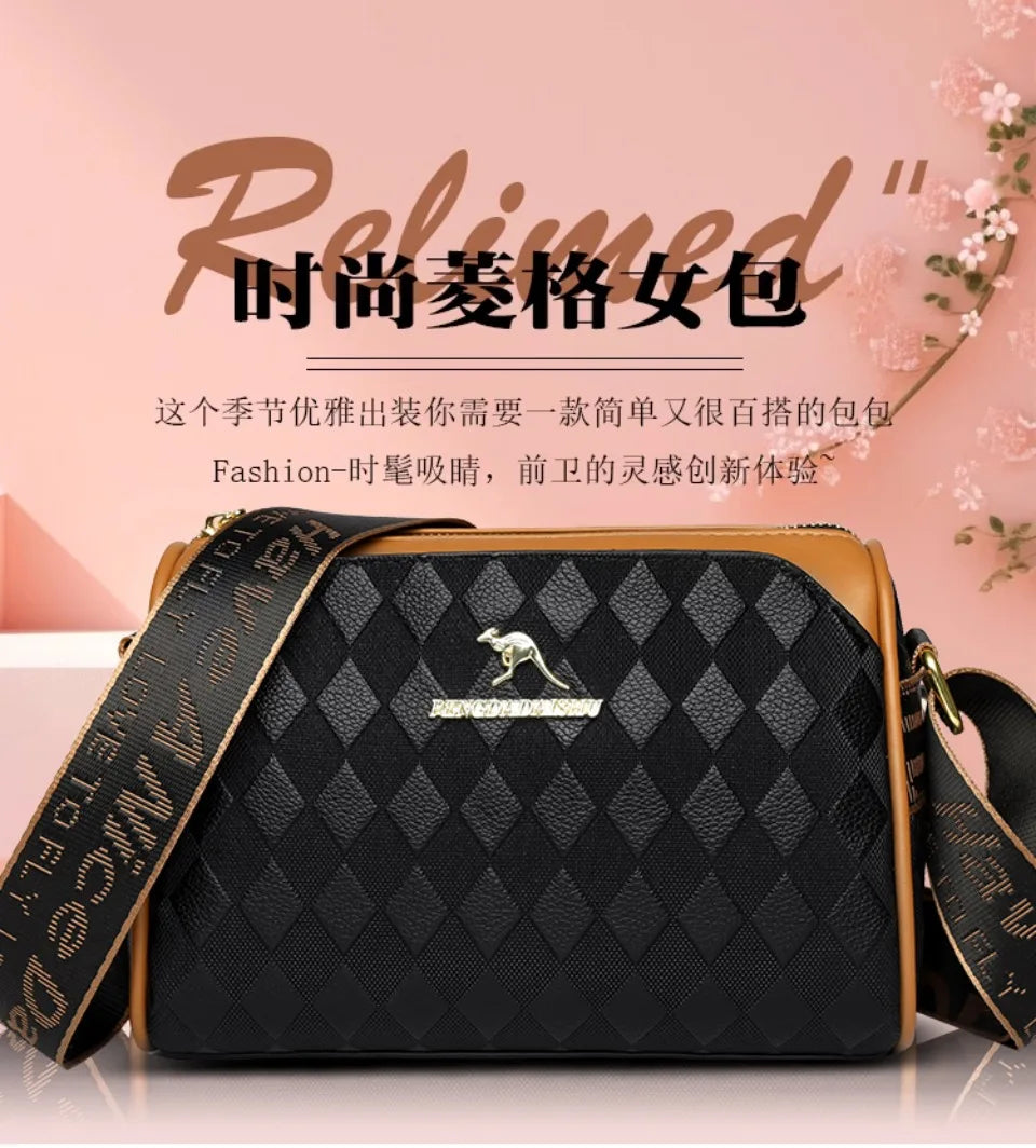 Luxury Handbags Women Bags Designer Crossbody Bags for Women Mother Soft Pu Leather Shoulder Purses Handbag Clutch 3 Layers Sac