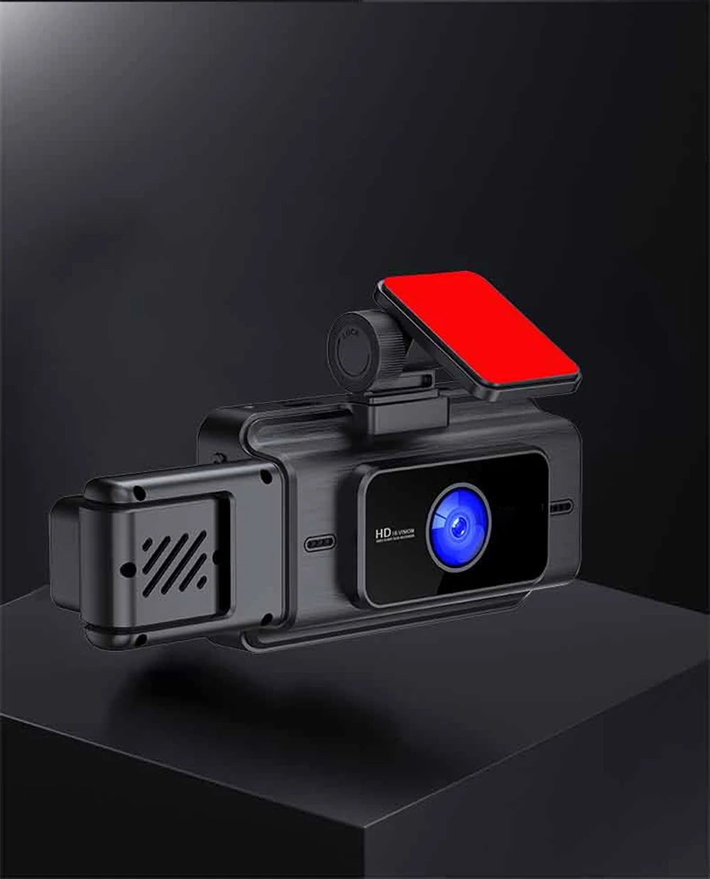 Dash Cam HD 1080P for Car DVR 3CH 360 Camera 24H Parking Monitor & GPS Night Vision Auto Video Recorder 128Gmax Vehicle DVR