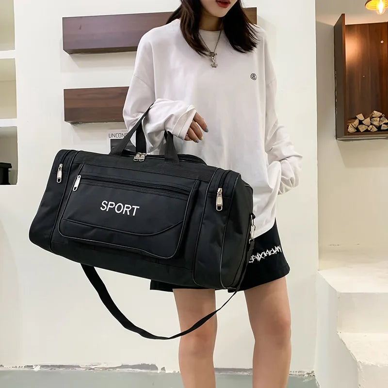 Travel Duffel Bag Carry on Luggage Bag Men Tote Large Capacity Weekender Gym Bags Sport Holdall Overnight Bag Pouches