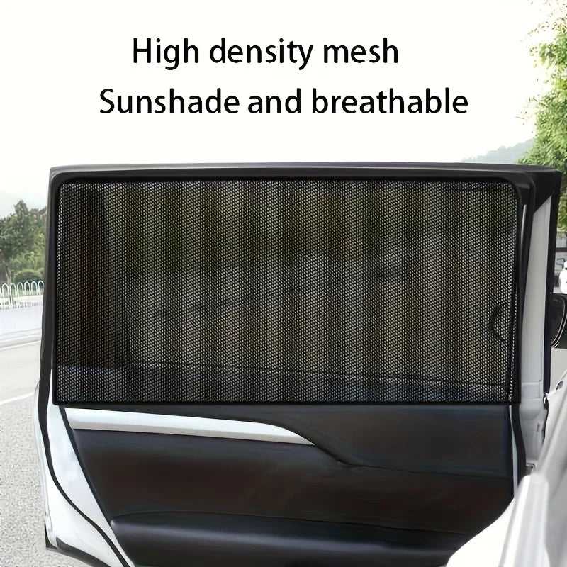 Magnetic Side Window Sunshade Sun Shade for Car Window Double Thickness Auto Windshield Sunshade Curtain Universal