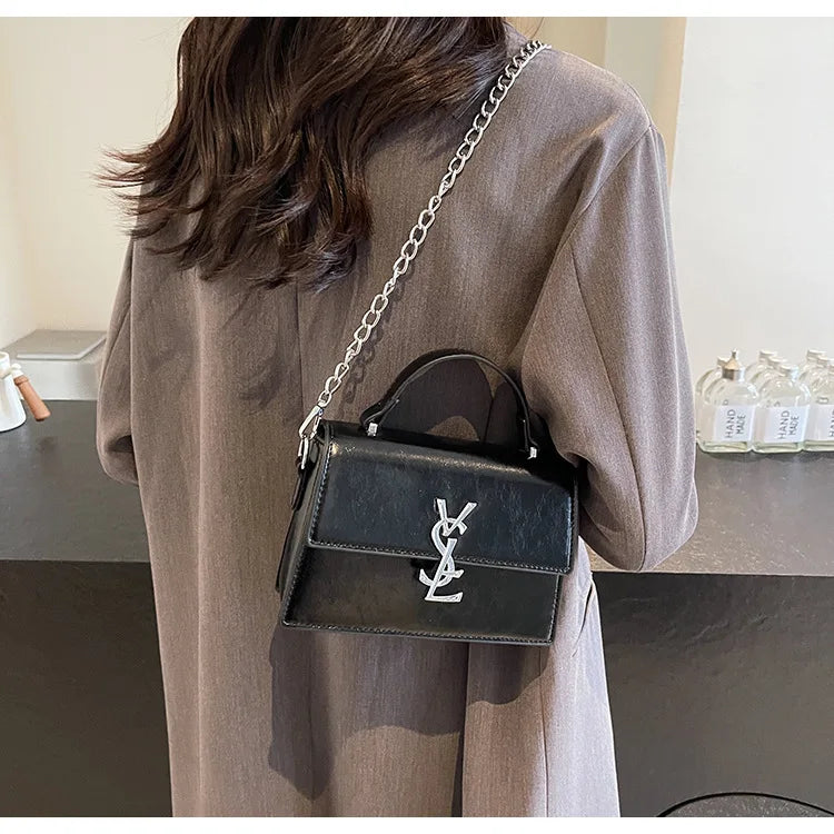 Designer style bag - 2025 hit product - Retro high-end evening bag Classic and versatile chain strap crossbody small square bag