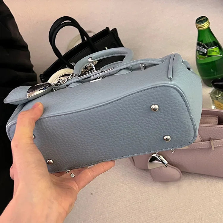 2025 new platinum bag women's versatile commuter high-end handbag messenger bag high value foreign shoulder bag