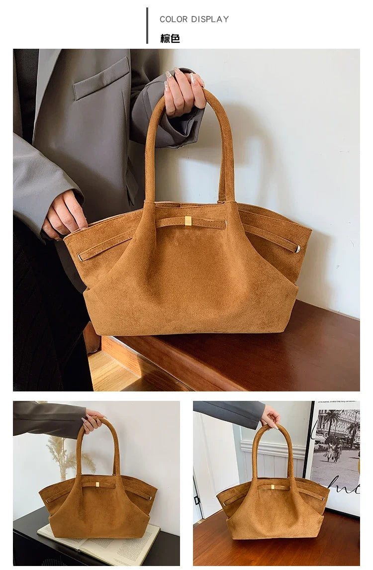 Fashion Large Capacity Tote Bag 2025 New Concise Versatile High Quality Women's Shoulder Bags Trend Commute Underarm Women's Bag