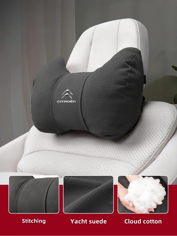 Car Accessories Headrest Lumbar Support Seat Neck Pillow For Citroen C4 C3 C5 C1 C2 Berlingo Celysee Cactus Picasso Aircross Sax