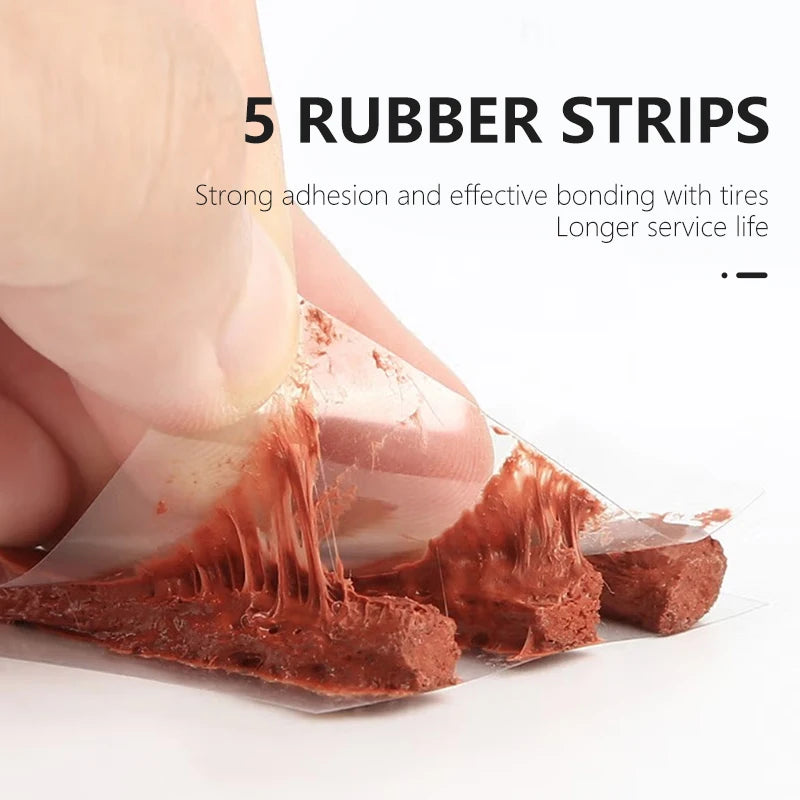 Car Tire Repair Tool Kit Vacuum Tyre patches maintenance special tool with Rubber Strips Glue Auto Bike Motorcycle Puncture Plug