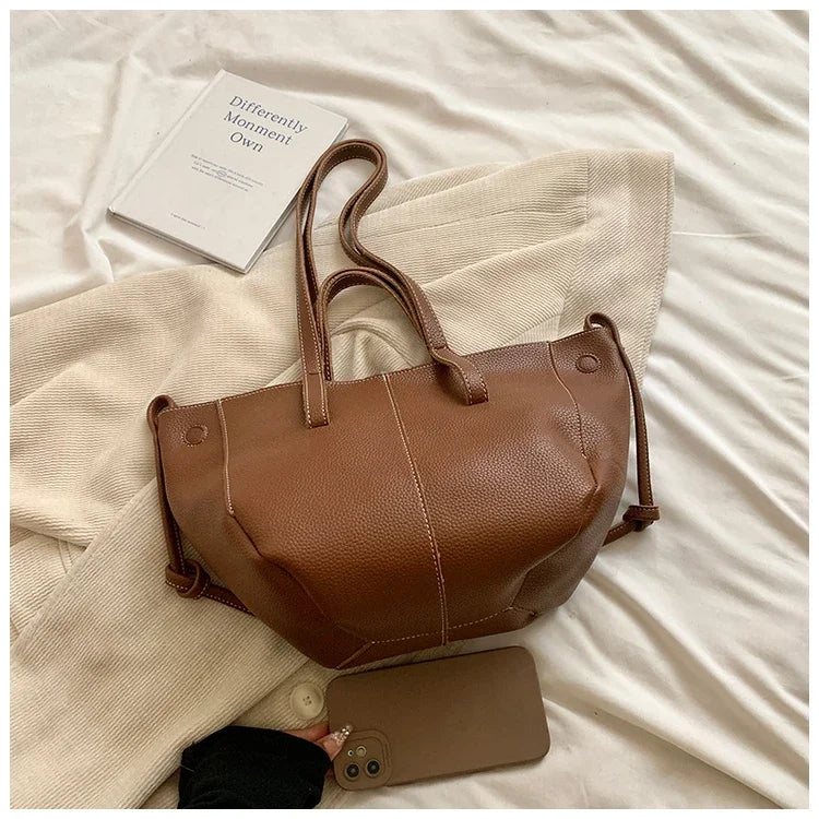 New Handheld Tote Bag Large Capacity Fashionable Women's Bag Premium Single Shoulder Underarm Bag Trousses De L’épaule