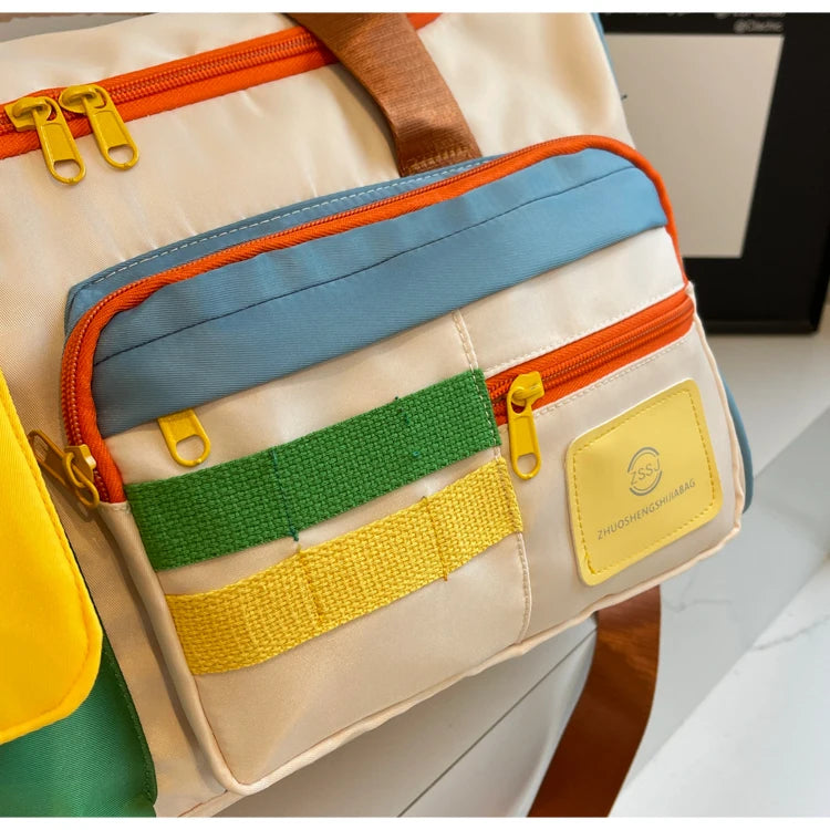 Travel Bag, Duffel Bag Cosmetics Bag, Professional Fitness Bag, Yoga Swimming Training Backpack, Satchel Shoulder Crossbody Tote Bag, Suitable for Men and Women