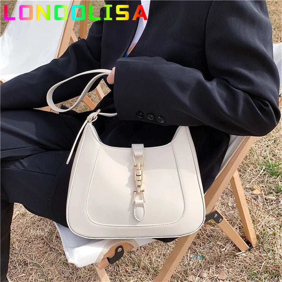 Luxury Brand Purses and Handbag Top End Quality Designer Leather Shoulder Crossbody Bag for Women 2022 Fashion Underarm Girl Sac