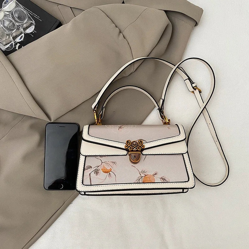 Luxury Handbags Famous Brand Women Bags Designer Lady Small Printing Crossbody Bags Pu Leather Women Shoulder Handbags