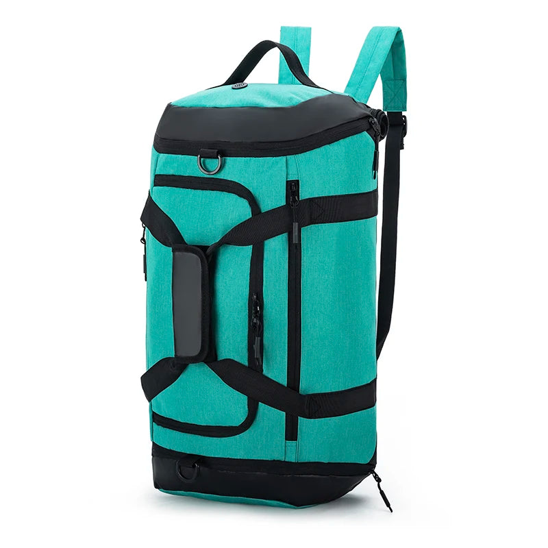 Men Sport Backpack Waterproof Gym Bags Separation Basketball Backpack Large Duffel Handbag Fitness Training Shoulder Bag Dry Wet