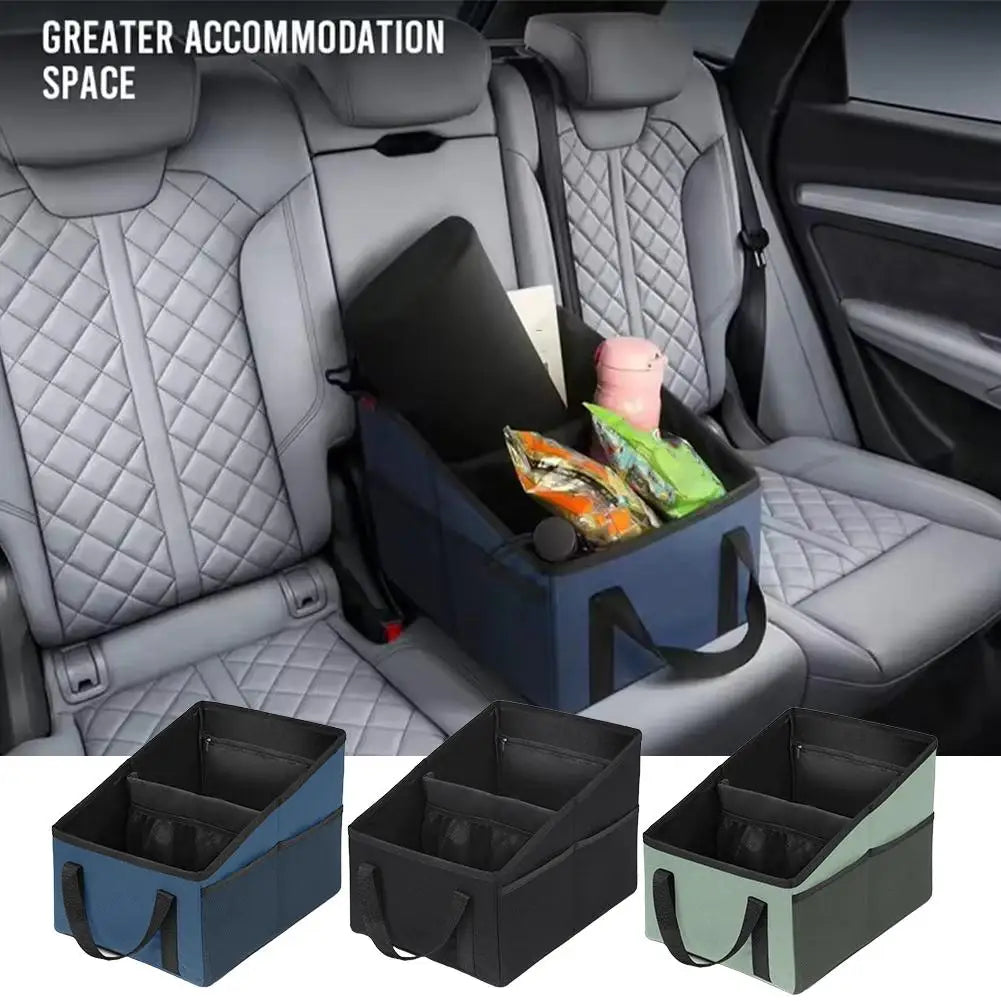 Car Seat Organizer, Foldable Car Storage Organizer Rear Seat Large Storage Bag  For Car SUV Truck Truck Travel Accessories