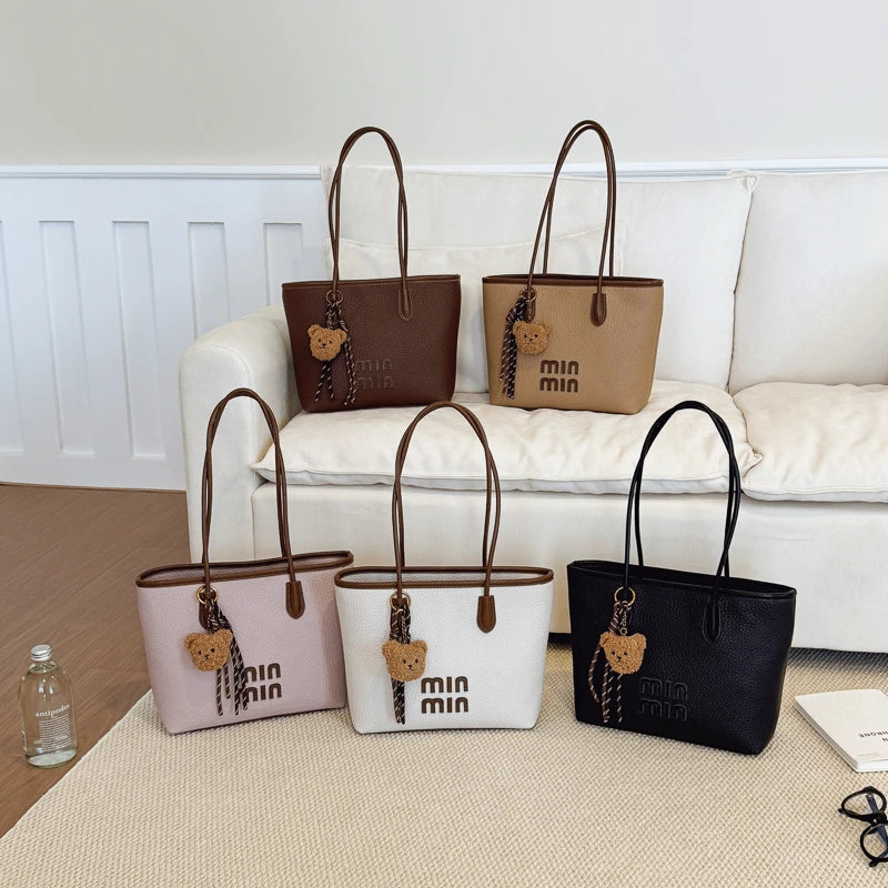 Luxury Handbag For Women, Leather Crossbody Bag With Detachable Strap Elegant Classic Design Famous Brand