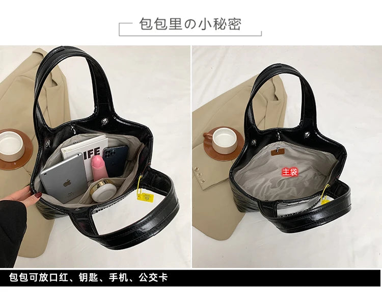 Luxury Brand Popular Classic Handbags For Ladies, Leather Tote Bags With Crossbody, Elegant Women's Fashion