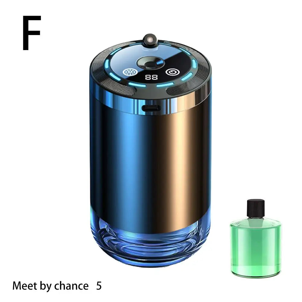 Car Diffuser Humidifier Car Air Freshener Multi-Function Aromatherapy LED Light USB Charger Essential Oil Diffuser Accessories