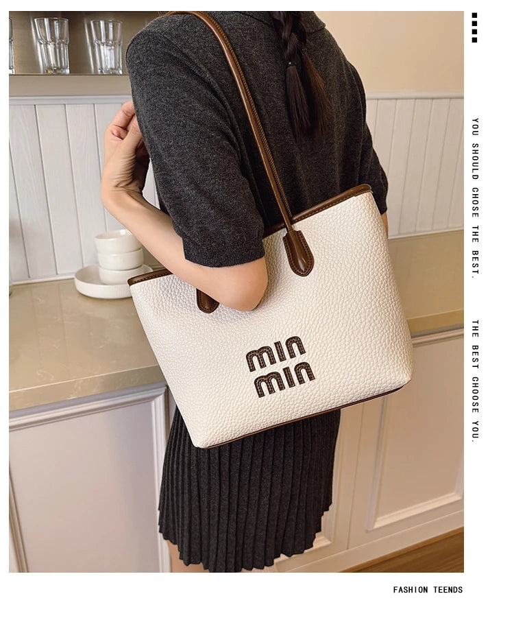 Luxury Handbag For Women, Leather Crossbody Bag With Detachable Strap Elegant Classic Design Famous Brand